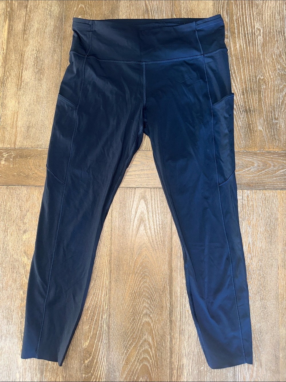 Lululemon Swift Speed High-Rise Crop Leggings Navy Blue Size 12